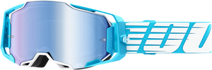 100% Armega Goggles - Oversized Sky - Blue Mirror 50005-00010