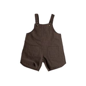 Boys And Girls Retro Artistic Suspender Pants