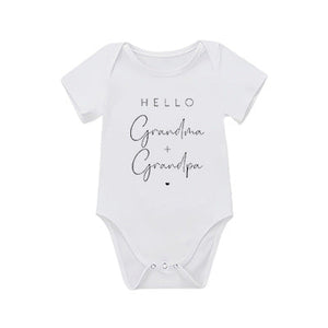 Summer Short Sleeve Baby Romper Bodysuit