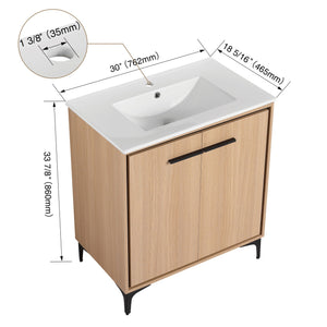 Modern Bathroom Vanity Base With Basin And Storage Cabinet by Couch.com