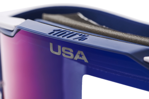 100% Armega Goggles - MX of Nations - HiPER Red/Blue Mirror 50003-00008