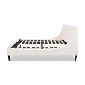 Aspen - Vertical Tufted Modern Headboard Platform Bed Set by Couch.com