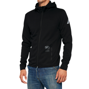 100% Viceroy Tech Zip Hoodie - Black - Small 20037-00000