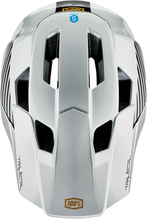 100% Trajecta Helmet - Fidlock - Ranelagh - Silver - Large 80003-00015