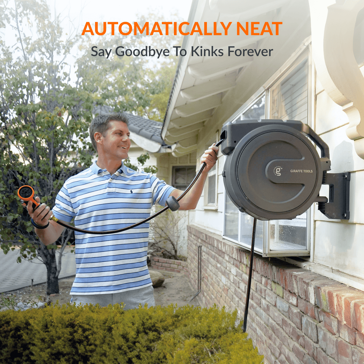 Retractable Garden Hose Reel-AW Series