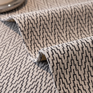 Non-Slip Couch Cover with Gold Trim, Sofa Slipcover for Sectional & Loveseat