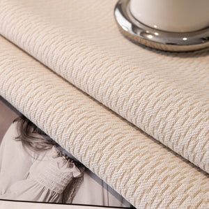 Non-Slip Couch Cover with Gold Trim, Sofa Slipcover for Sectional & Loveseat