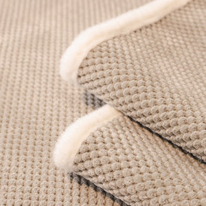 Dog Washable Sofa Protector Cover, Non-Slip Couch Slipcover with Soft Furry Trim