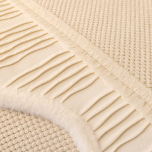 Dog Washable Sofa Protector Cover, Non-Slip Couch Slipcover with Soft Furry Trim