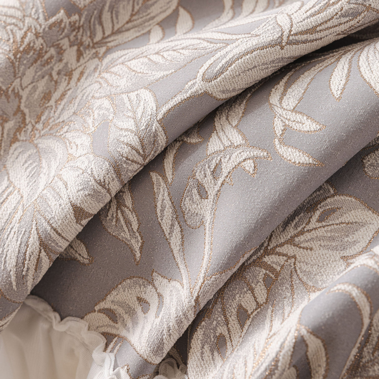 French Chic Style Ruffle Floral Cover Throws for Sofas, Decorative Couch Covers