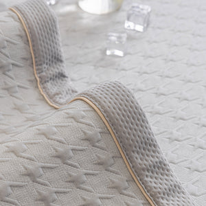 Houndstooth Ice Silk Breathable Sofa Cover, Modern Non-Slip Summer Couch Protector