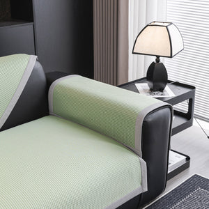 Non-Slip Cooling Breathable Couch Protector Towel, Lightweight Slipcover for Sofas