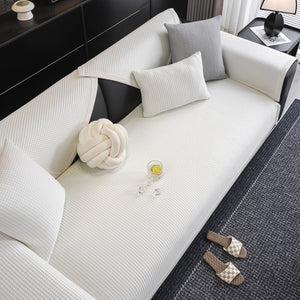 Non-Slip Cooling Breathable Couch Protector Towel, Lightweight Slipcover for Sofas