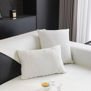 Non-Slip Cooling Breathable Couch Protector Towel, Lightweight Slipcover for Sofas