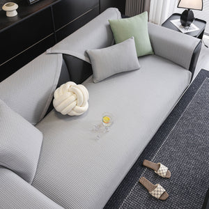Non-Slip Cooling Breathable Couch Protector Towel, Lightweight Slipcover for Sofas