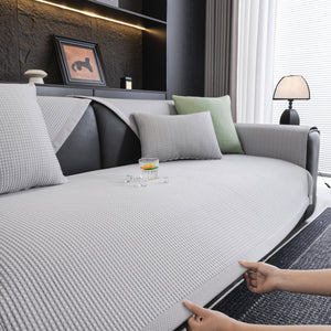 Non-Slip Cooling Breathable Couch Protector Towel, Lightweight Slipcover for Sofas