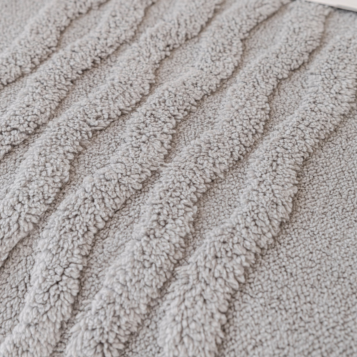 Modern 3D Water Ripple Sofa Cover, Non-Shedding Cream Style Furniture Protector Throw