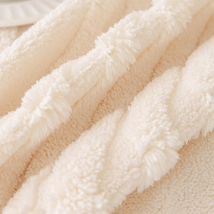 Modern 3D Water Ripple Sofa Cover, Non-Shedding Cream Style Furniture Protector Throw