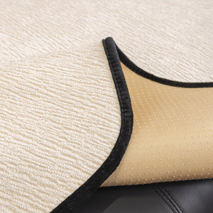 Chenille Couch Cover with Scalloped Edge, Non-Slip Modular Slipcover Sectional