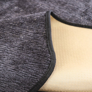 Chenille Couch Cover with Scalloped Edge, Non-Slip Modular Slipcover Sectional