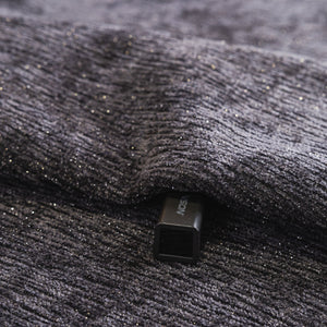 Chenille Couch Cover with Scalloped Edge, Non-Slip Modular Slipcover Sectional