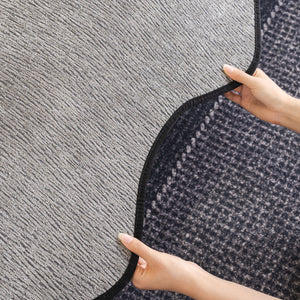 Chenille Couch Cover with Scalloped Edge, Non-Slip Modular Slipcover Sectional