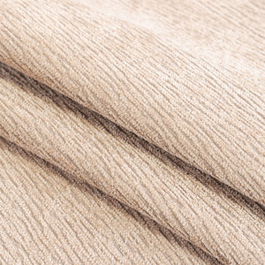 Chenille Couch Cover with Scalloped Edge, Non-Slip Modular Slipcover Sectional