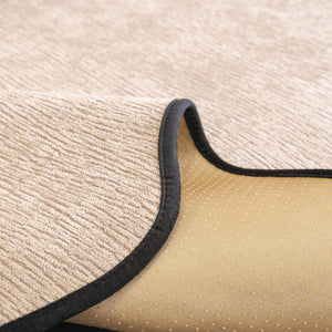 Chenille Couch Cover with Scalloped Edge, Non-Slip Modular Slipcover Sectional