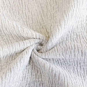 Chenille Couch Cover with Scalloped Edge, Non-Slip Modular Slipcover Sectional