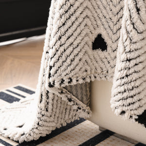 Thick Plush Sofa Cover Throw for Couch, 3D Textured Herringbone Washable Slipcover