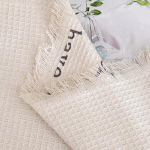 Chenille Sofa Cover Throw, Smile Couch Cover Blanket Throws for Couches, Soft Sofa Towel