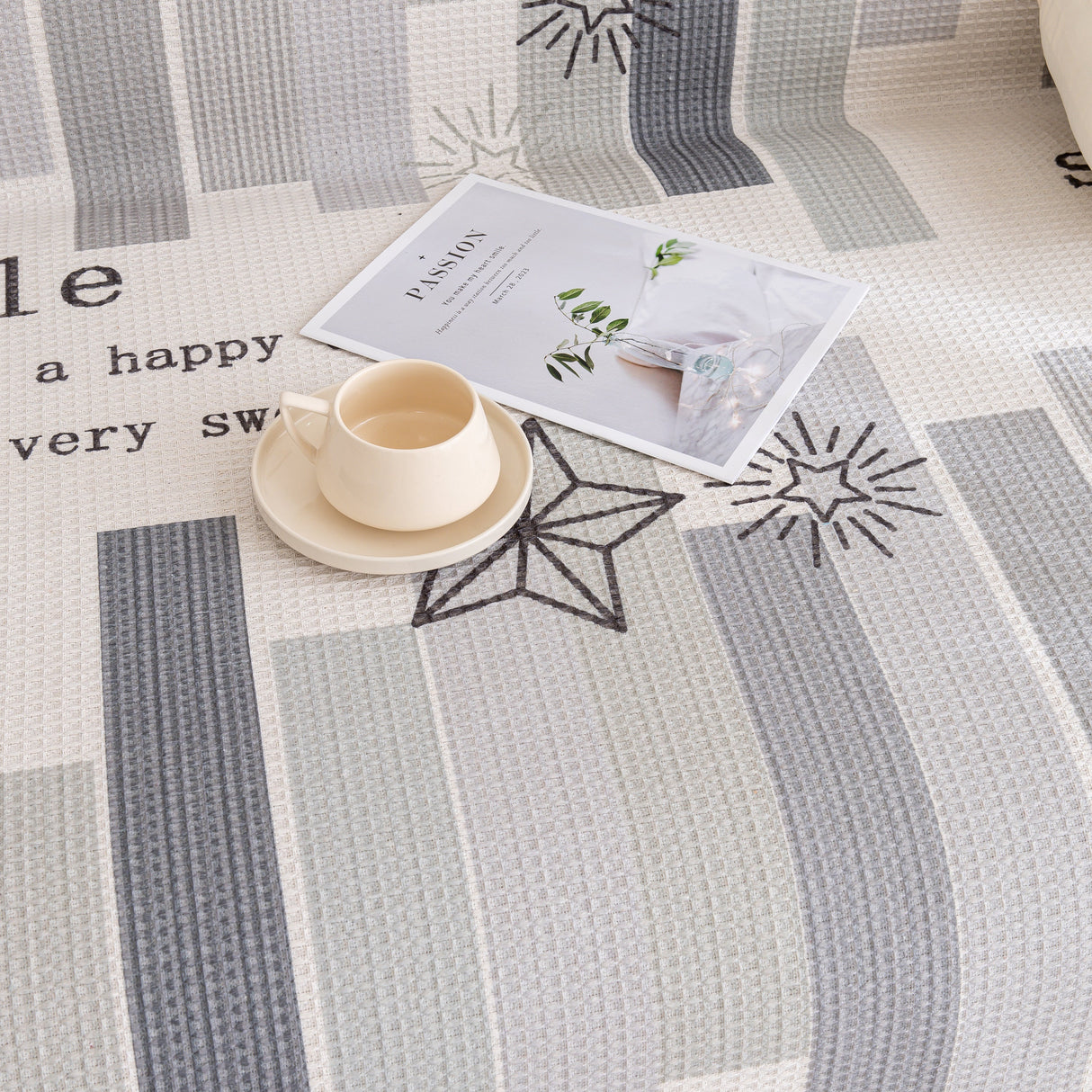 Chenille Sofa Cover Throw, Smile Couch Cover Blanket Throws for Couches, Soft Sofa Towel