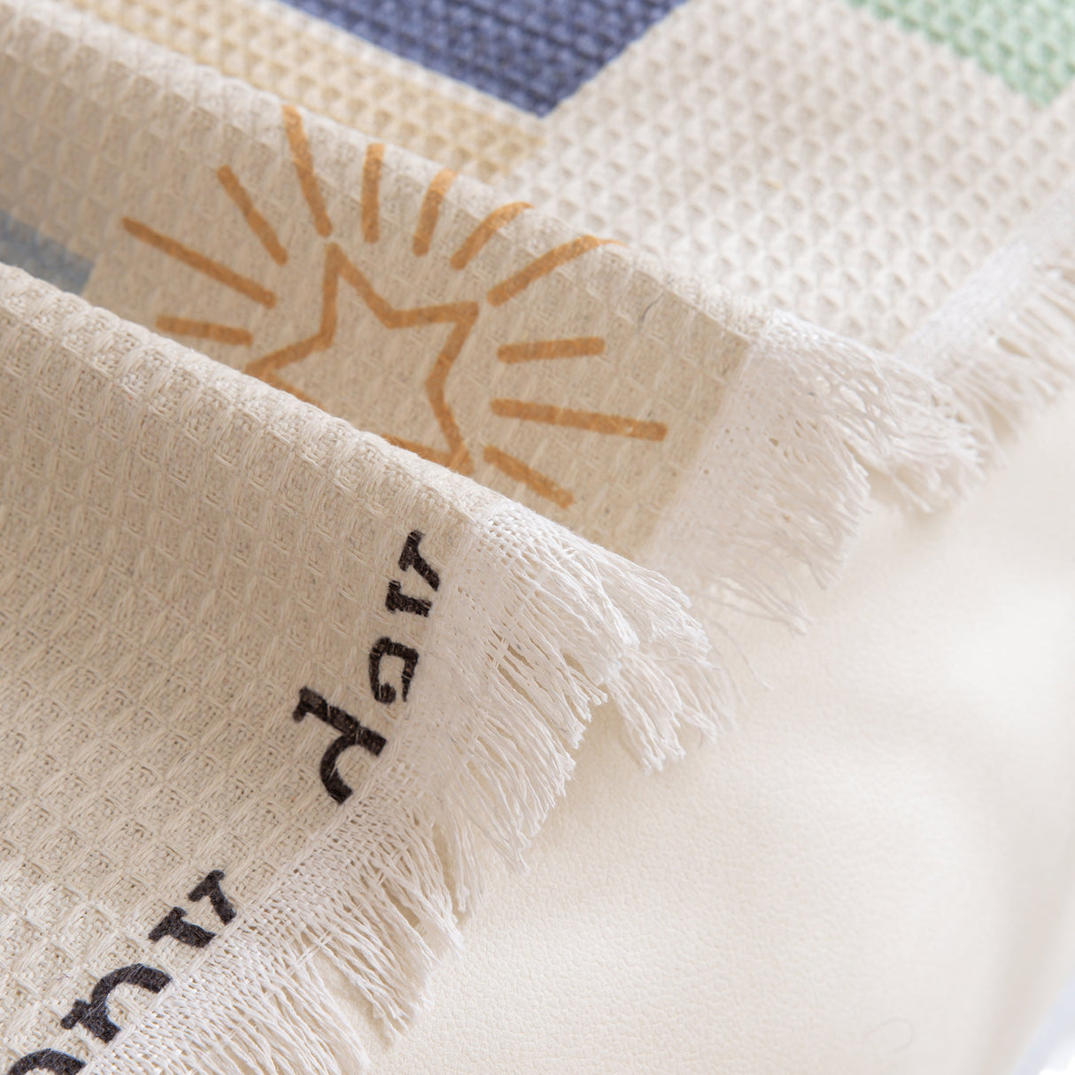 Chenille Sofa Cover Throw, Smile Couch Cover Blanket Throws for Couches, Soft Sofa Towel