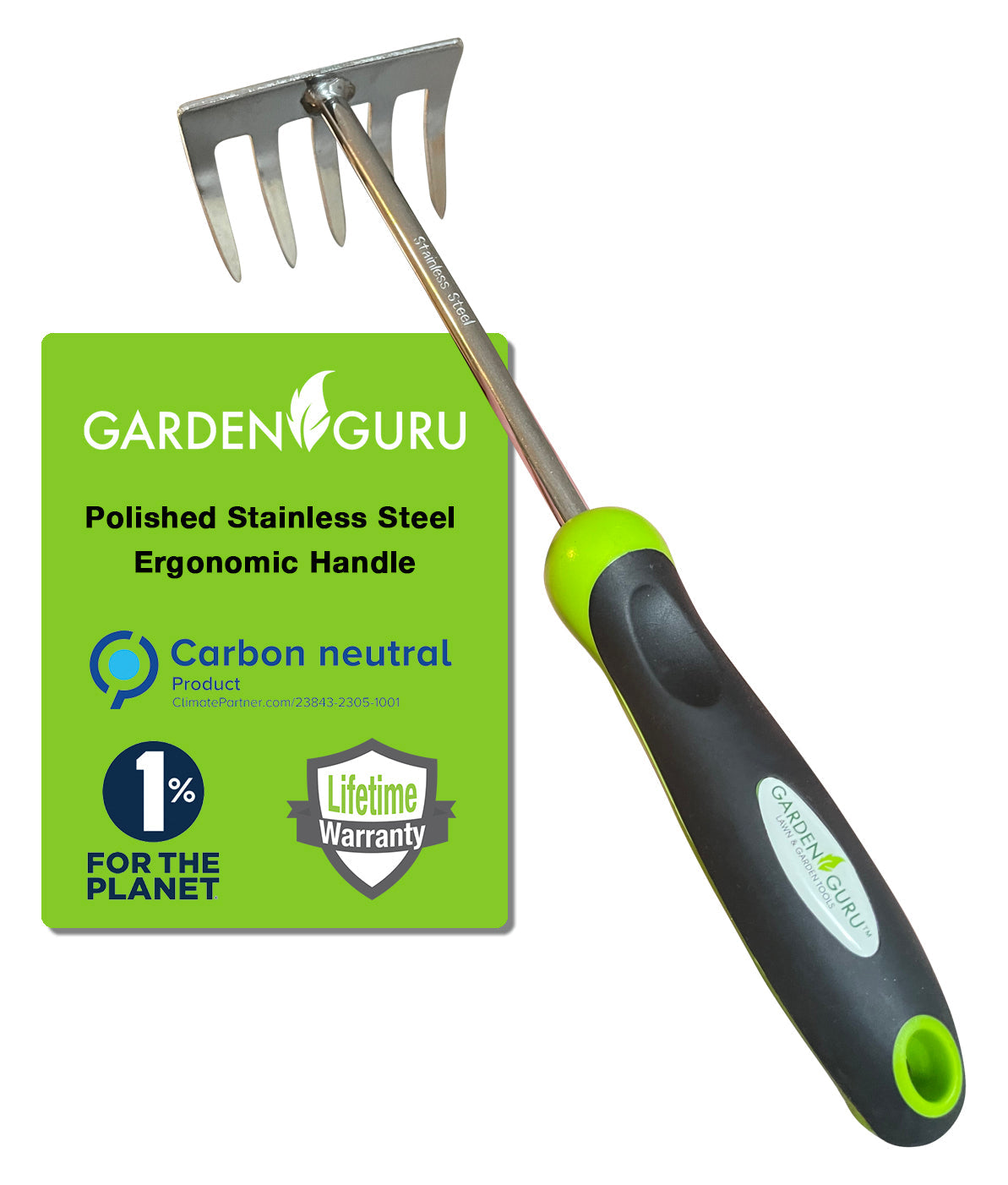 5 Tine Rake by Garden Guru