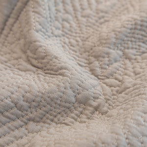 Baroque Sofa Cover – Quilted Cotton, Non-Slip, Washable with Ornate Embroidery