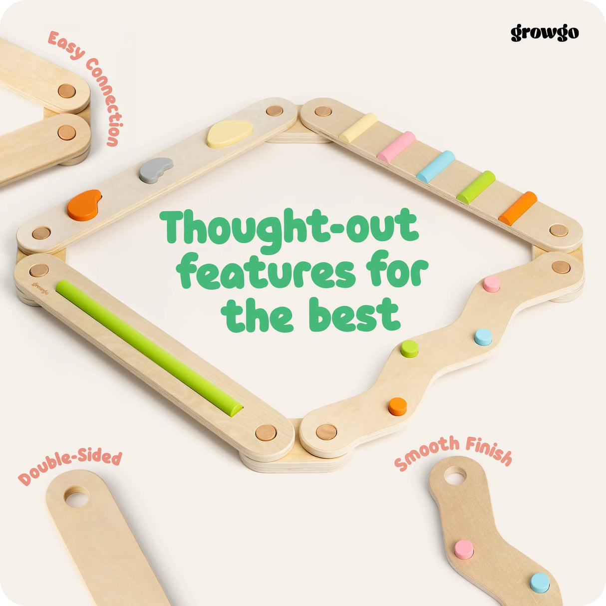 Balance Beams Set 2 in 1 Inspired by Montessori