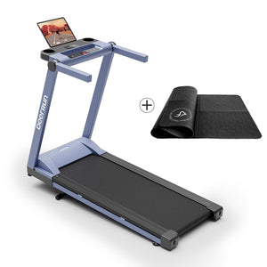 DeerRun A1 Pro Move+  6% Incline Foldable Treadmill——2025 Upgraded Chip & NFC Support | 350Lbs, 10mph Silver