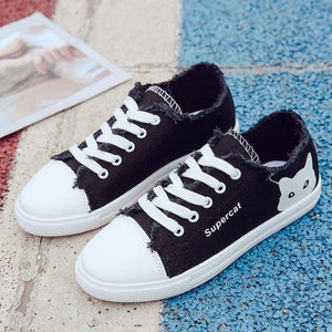 Fashion Spring Womens Sneakers Lace Up Casual Shoes Breathable Comfortable Women's Casual Flats Elegant Soft Walking Sneakers Elegant Soft Design