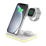 4-in-1 Wireless Charging Stand with Night Light by Infinite Basics