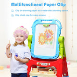 Height Adjustable Kids Art Easel Magnetic Double Sided Board-Blue