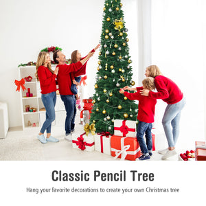 PVC Artificial Slim Pencil Christmas Tree-5 Feet