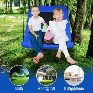 700lb Giant 60 Inch Platform Tree Swing for Kids and Adults-Multicolor
