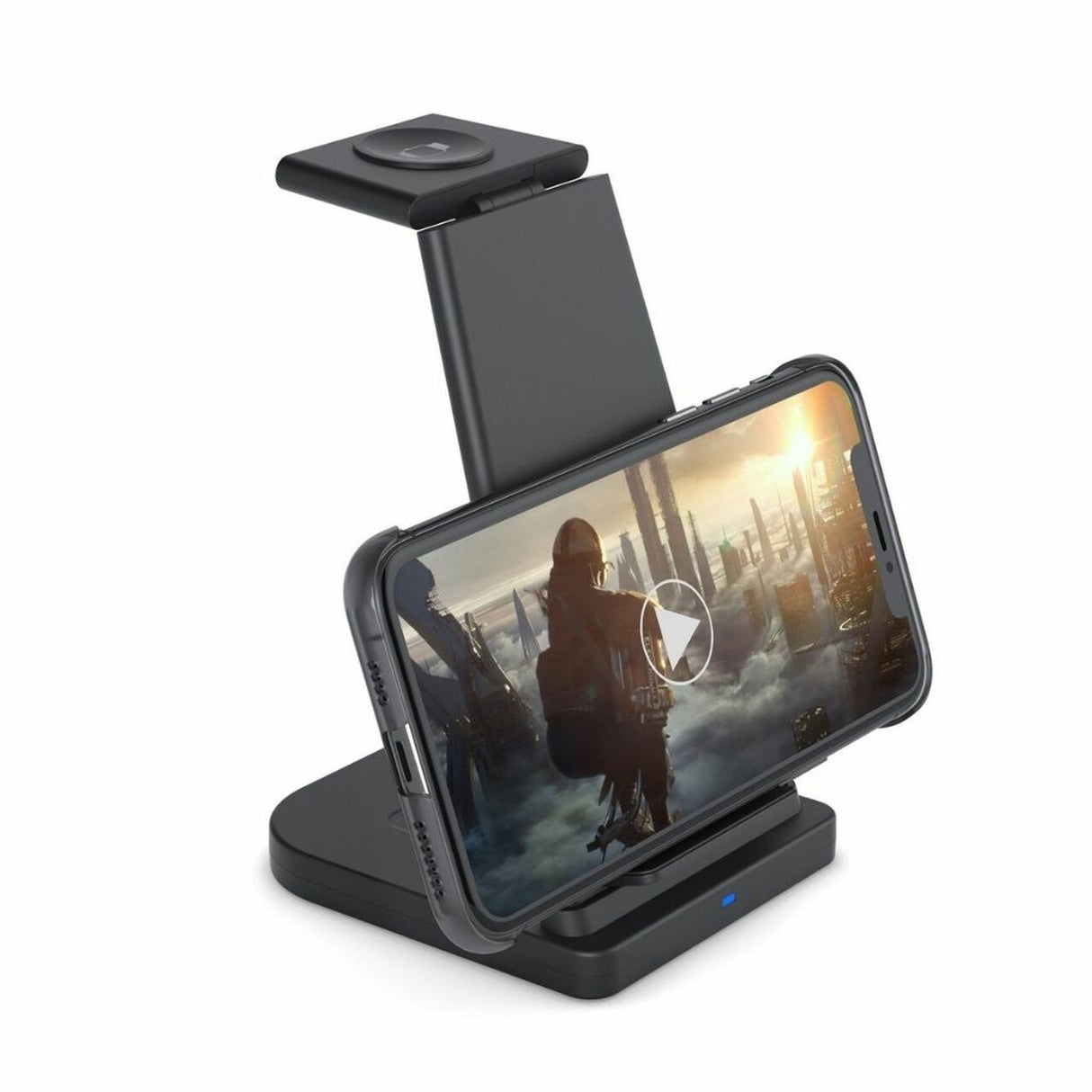 3-in-1 Fast Wireless Charging Stand for Phones, Apple Watch & AirPods by Infinite Basics