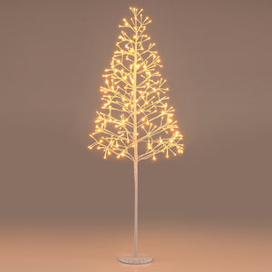 5/6/7 FT Lighted Birch Tree  Pre-lit Twig Tree with 240/320/456 Warm White Light LED Lights-5 FT