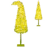 5/6/7 FT Whimsical Christmas Tree with Bendable Top and 216/290/366 Branch-7 FT