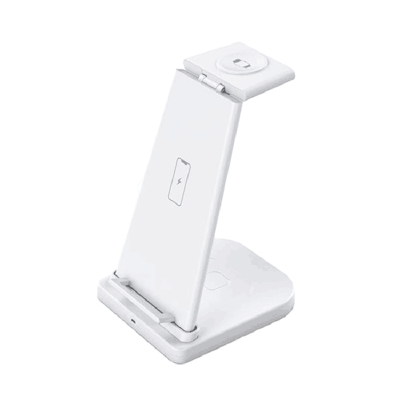 3-in-1 Fast Wireless Charging Stand for Phones, Apple Watch & AirPods by Infinite Basics