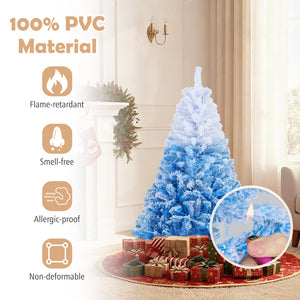 5 FT Artificial Christmas Tree with Warm White LED Lights and 8 Modes