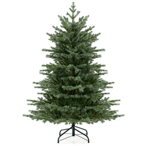 5/6/7 Feet Artificial Christmas Tree with 1426/2116/3156 Lush PVC and 200/300/400 Warm White LED Lights-5 fit