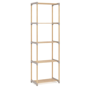 5-Tier Bookshelf with Open Shelves for Home Office and Bathroom-5-Tier