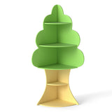 5-Tier Children Book Display Rack with Anti-toppling System-Green